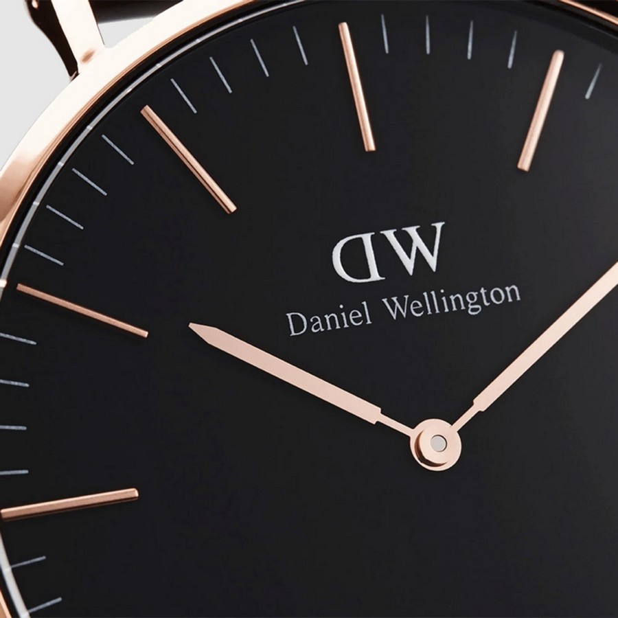 Đồng Hồ Dw Daniel Wallington Classic Dover Nam Đen Trắng